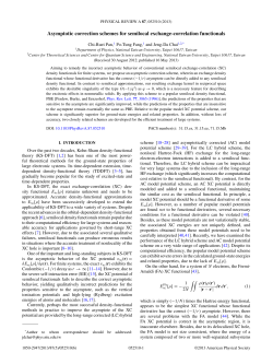 Asymptotic correction schemes for semilocal exchange