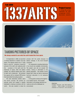 TAKING PICTURES OF SPACE
