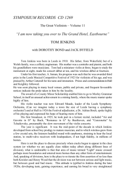 symposium records cd 1269