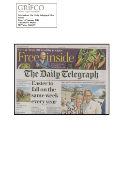 The Daily Telegraph Ultra Travel Date