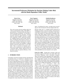 Incremental Preference Elicitation for Decision Making Under Risk