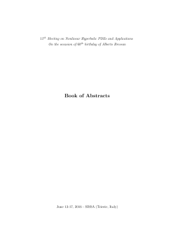 Book of Abstracts