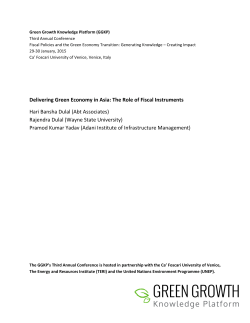 paper - Green Growth Knowledge Platform