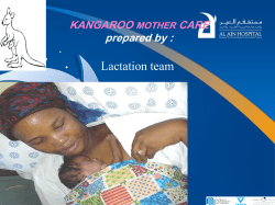 Kangaroo mother care