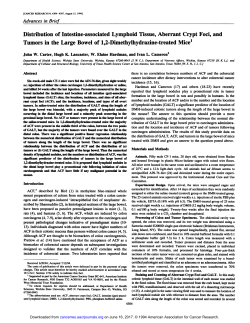 Distribution of Intestine-associated Lymphoid