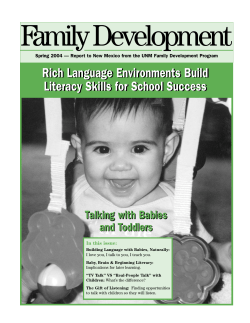 Rich Language Environments Build Literacy Skills for School