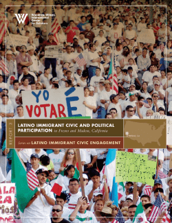 Latino Immigrant Civic Participation report