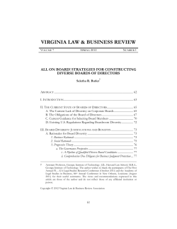 All on Board! Strategies for Constructing Diverse Boards of Directors