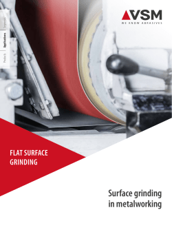 flat surface grinding
