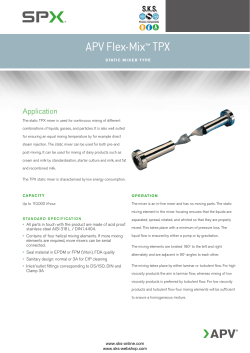 APV Flex-Mix&trade; TPX
