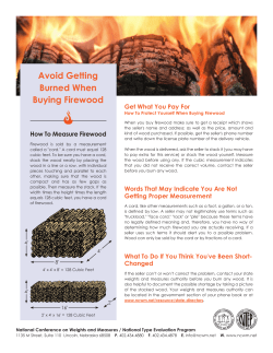 Avoid Getting Burned When Buying Firewood