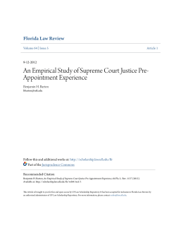 An Empirical Study of Supreme Court Justice Pre