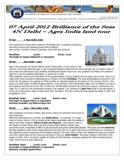 07 Apr New Delhi, India The imperial city of New