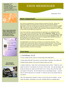 enon messenger - Enon Baptist Church