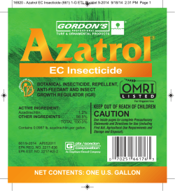 EC Insecticide - Washington State Pest Management Resource