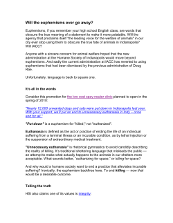 Euphemisms - move to Act