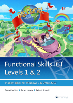 Functional Skills ICT Sample