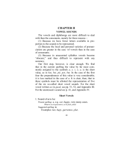 Chapter 2 - The English Spelling Society