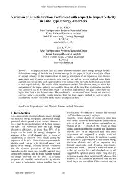 Variation of Kinetic Friction Coefficient with respect to