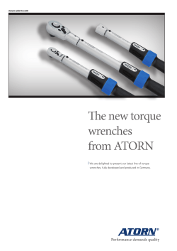 The new torque wrenches from ATORN
