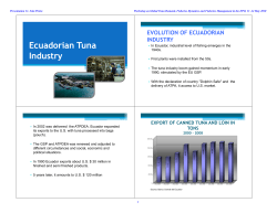 Ecuadorian Ecuadorian Tuna Ecuadorian Ecuadorian Tuna Industry