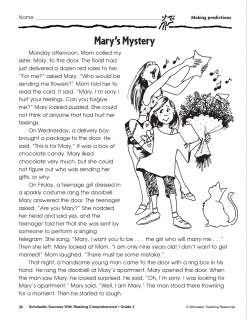 Mary`s Mystery