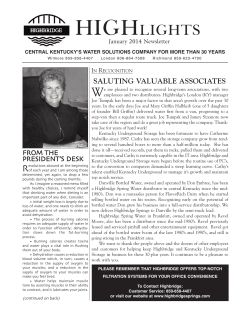 highlights - Highbridge Springs Water