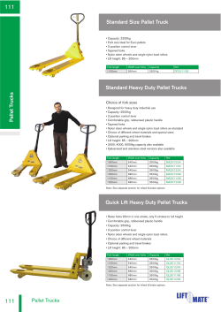 Standard Size Pallet Truck Pallet Trucks Pallet Trucks Standard