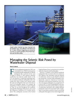 Managing the Seismic Risk Posed by Wastewater Disposal