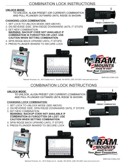 combination lock instructions combination lock instructions