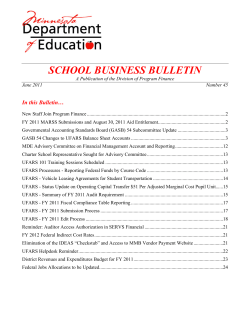 School Business Bulletin No. 45 - June 2011