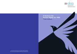 Guide to the Human Rights Act 1998: Third Edition