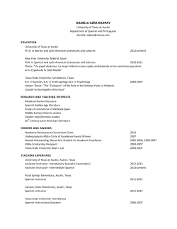 daniela azra radpay - The University of Texas at Austin