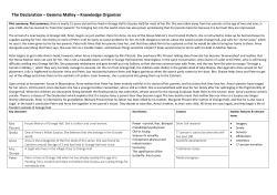 EnglishYear7KnowledgeOrganiserModule2TheNovel TheDeclaration