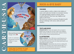 ROCK-A-BYE BABY - carthusia edizioni