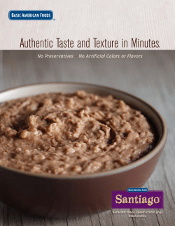 Authentic Taste and Texture in Minutes.