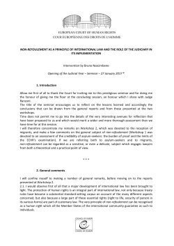 Bruno Nascimbene - European Court of Human Rights