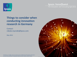 Things to consider when conducting innovation research in