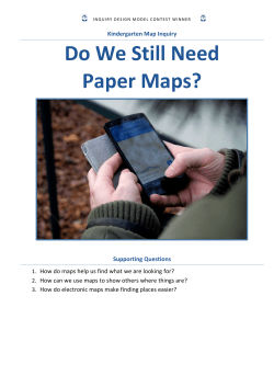 Do We Still Need Paper Maps?