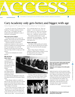 Cary Academy only gets better, and bigger, with age