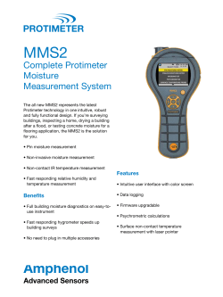 MMS 2 Moisture Measurement System