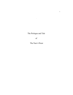 The Prologue and Tale of The Nun`s Priest