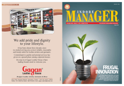Frugal Innovation - Indore Management Association