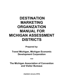 2016 Destination Marketing Organization Manual