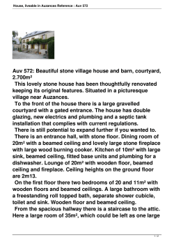 House, liveable in Auzances Reference : Auv 572