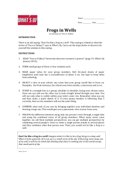 Frogs in Wells