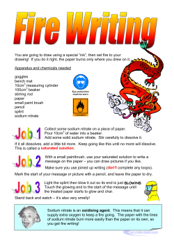Fire Writing  - Creative Chemistry
