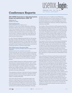 OSDI - Usenix