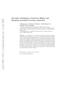 Ab initio calculations of electron affinity and ionization potential of