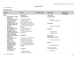 Curriculum Map